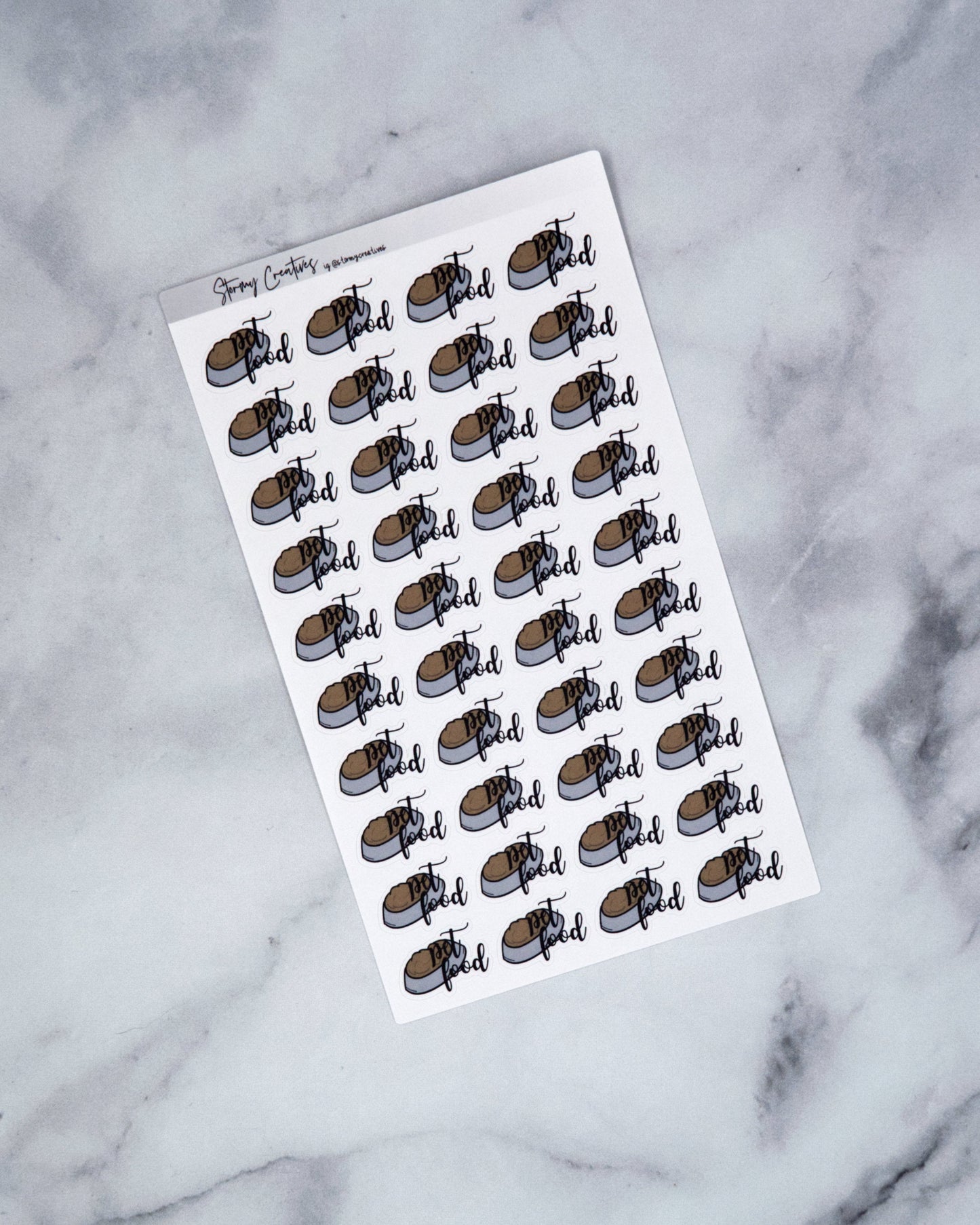 Order, Pick Up Pet Food Stickers