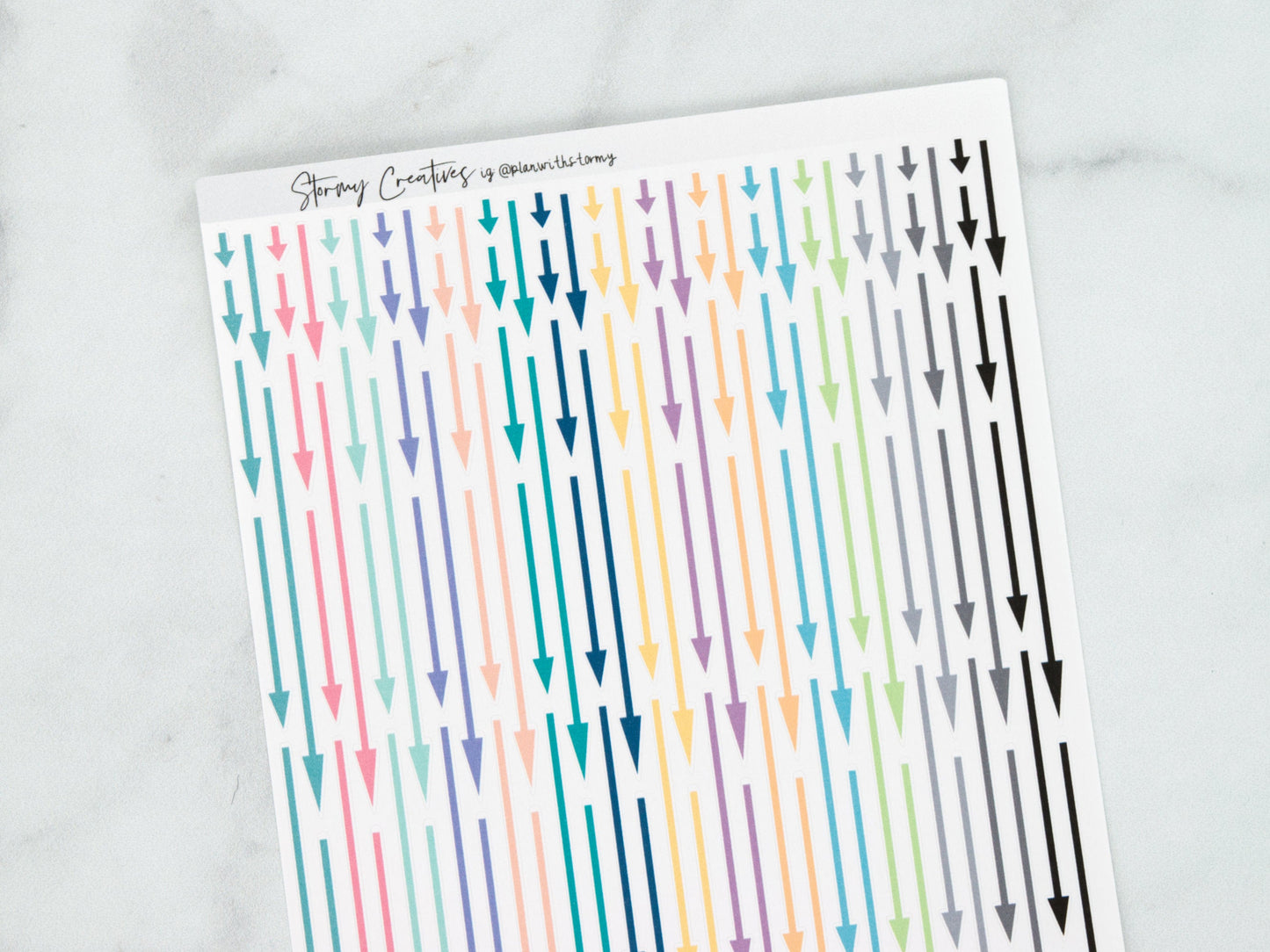 Colorful Arrows for Erin Condren Daily Duo