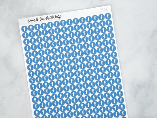 Small Facebook Dot Stickers